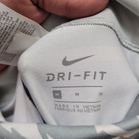 Power Essential Print Running Tight Capri Pure Platinum Palm 872810-043 Womens M - Picture 10 of 13